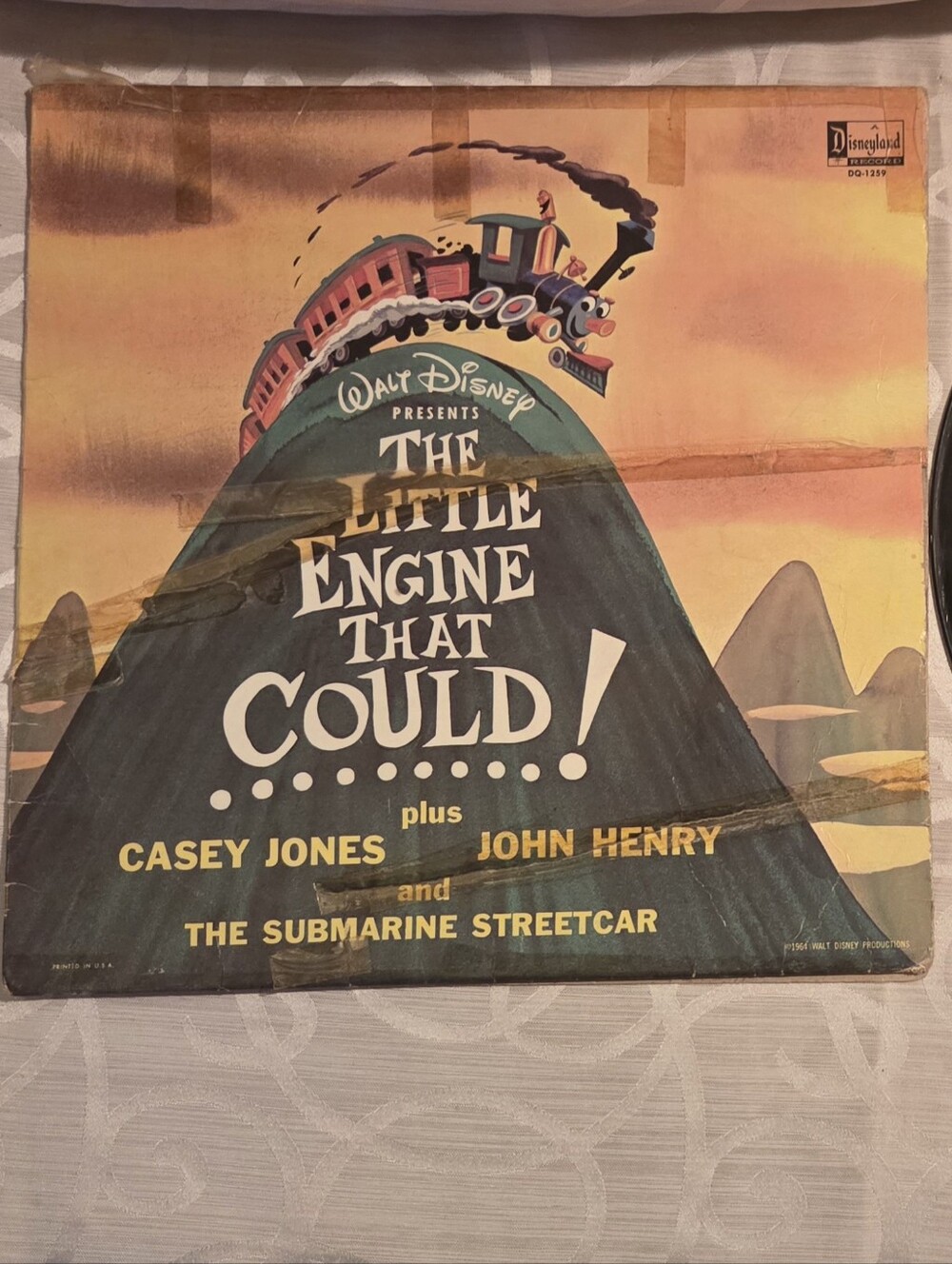 Walt Disney Little Engine That Could Vinyl Record